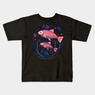 Salmon Fathers Day Kids T-Shirt